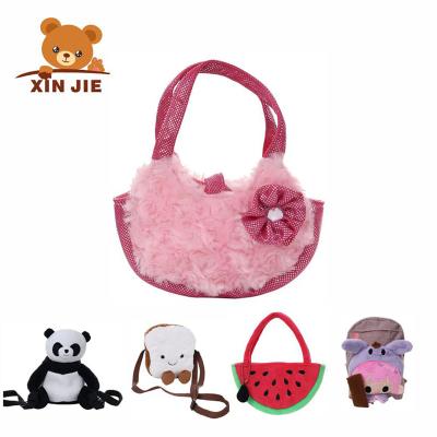 China Wholesale Cheap Cute Plush Cartoon School Bag Plush Backpack Kids Animal Kids Backpack for sale