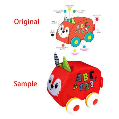 China Hot Selling High Quality Custom Stuffed Plush Toy Cute Soft Fashion Amazon Racing Car OEM/ODM Wholesale Plush Toy for sale