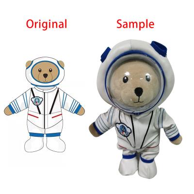 China Wholesale custom cute soft toy stuffed teddy bear teddy bear plush valentine astronaut space bear doll for sale