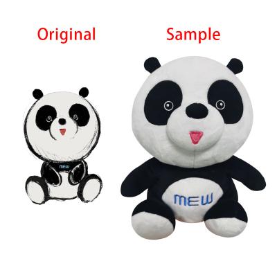 China Cheap Custom Panda Plush Toys Plush Panda Teddy Bear Mini Plush Panda Wholesale Custom Panda for sale