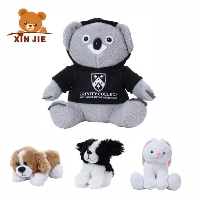 China Custom OEM Soft Plush Stuffed Plush Toys Wholesale Stuffed Plush Embroidery Sloth Fox Bear Toys With Zipper for sale