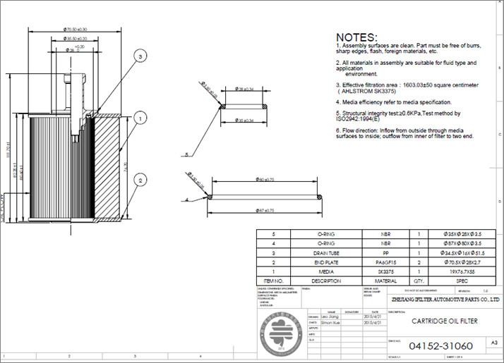 Fornecedor verificado da China - Zhejiang iFilter Automotive Parts Co., Ltd.