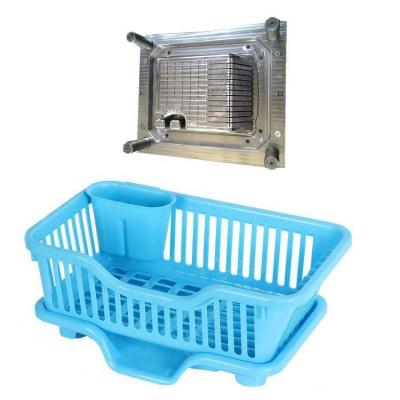 China Plastic Injection Kitchen Dish Plastic Dish Drying Mold/Dish Rack Rack Cabinet Mold for sale