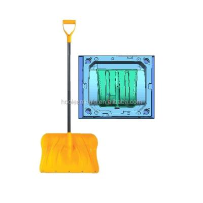 China Plastic injection ice snow plastic shovel with metal handle mold mold maker factory supplier for sale