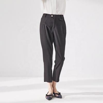 China Anti-wrinkle Huiquan Newly 2020 Soft Female Women Work Fashion Lady Pants Trousers for sale