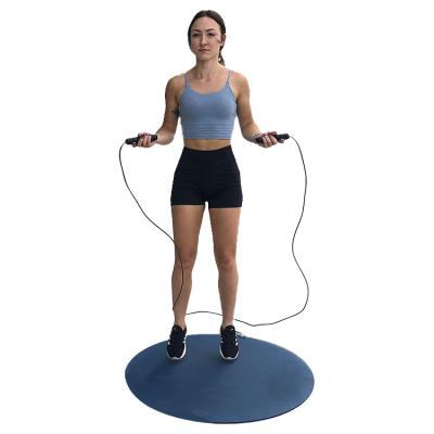 China Portable Anti-Slip PVC Workout Jump Rope Mat Suitable For Stretching Floor Exercise And Yoga for sale