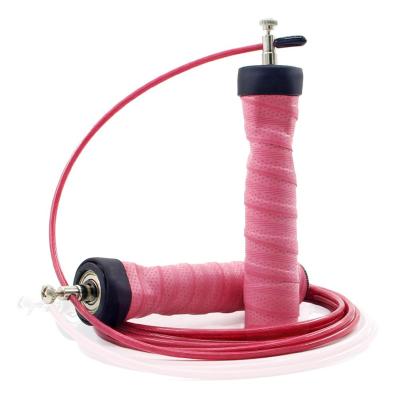 China Rubber Speed ​​Weighted Jumping Jump Rope For Fitness With Non Slip Handles for sale