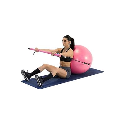 China Gym Ball Pilates Trainer Round Indoor Indoor Home Ball Fitness Yoga Ball With Pilates Bar for sale