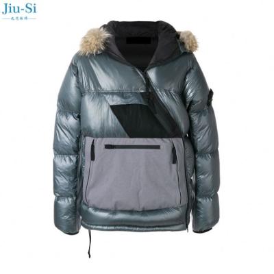 China Custom Made High Quality Fashion Breathable Wholesale Men's Winter Down Jacket With Hoody for sale