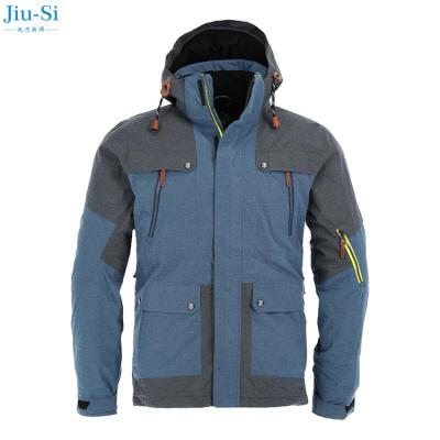 China Custom Made Logo Warm Winter Mens Overshirt Jacket Large Size Viable For Men for sale