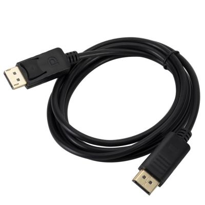 China Computer Aid Computer Plug And Play 1.8M DisplayPort Cable DP To DP Lead Display Port for sale