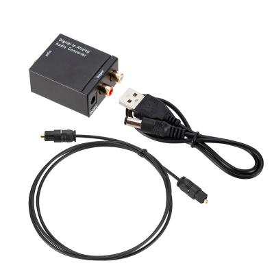 China Optical Coaxial Toslink RCA L/R Digital-to-Analog Digital-to-Analog Audio Converter for sale