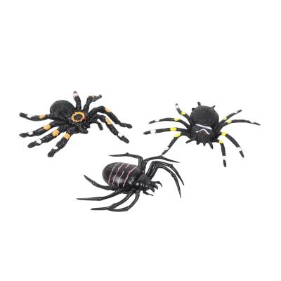 China Cheap soft tpr tpr halloween toy spider for decoration for sale