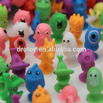 China Kinds Of Cartoon Stikeez Animals Suction Cup Mini Promotion Eco - Friendly Material for sale