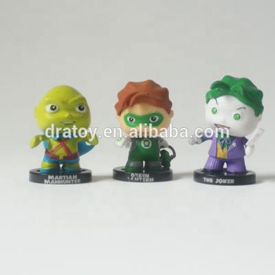 China Mini Cartoon Toy Factory Professional Cartoon Christmas Plastic Figure for sale