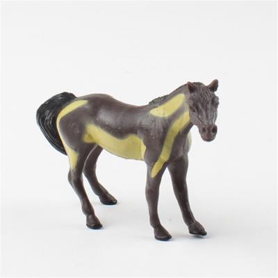 China 2020 the factory wholesale realistic horse farm animal toys about 10cm for sale