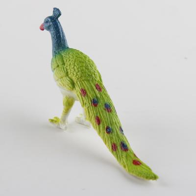 China 2020 excellent quality beautiful interesting peacock plastic toys for decoration 8cm-12cm or as customer required for sale