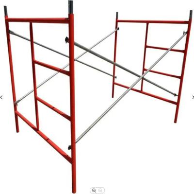 China High Durability Frame System Scaffolding with Powder Coating Surface Treatment for sale