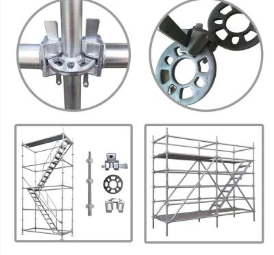 China Bouw en onderhoud Aluminium ringlock steiger voor duurzame bouw Te koop