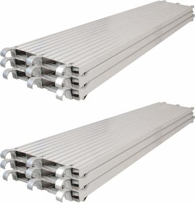 China Construction 6061 Andamio Aluminum 240mm Scaffolding Board Metal Steel Plank for sale