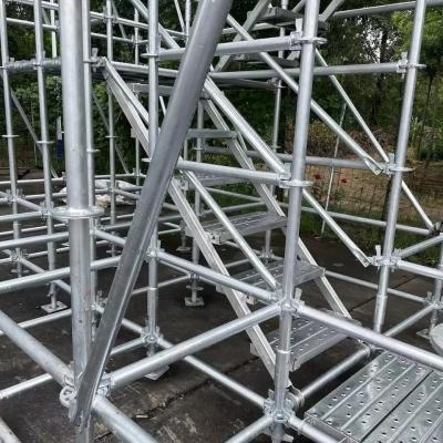 China Sturdy Industrial Ringlock System Scaffolding Q235 Steel Construction for Safe Building Structures for sale