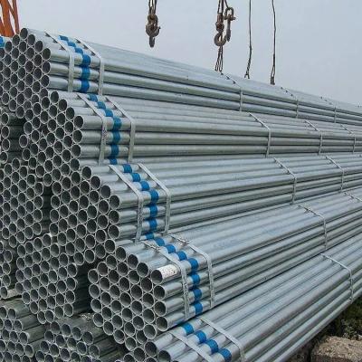 China Tubos de andamios redondos pregalvanizados Bs1139 Tubos de carbono de acero galvanizado en venta