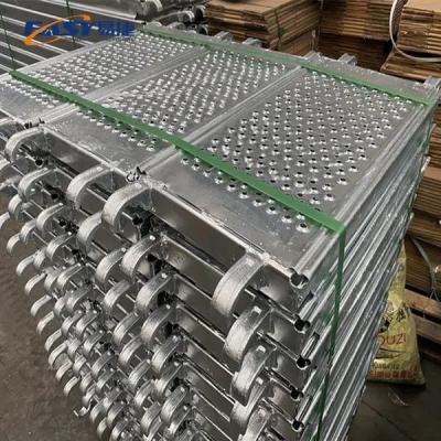 China China Scaffolding System Planks Contruction Equipment Tools BS1139 210mm 240mm Metal Steel Board for sale