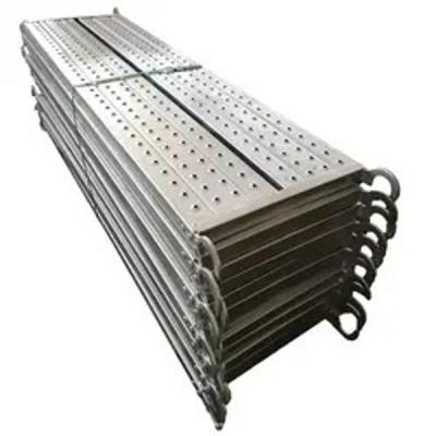 China Easy Scaffolding BS1139 Europe American Galvanized Walk Board Metal Steel Deck Planks for sale