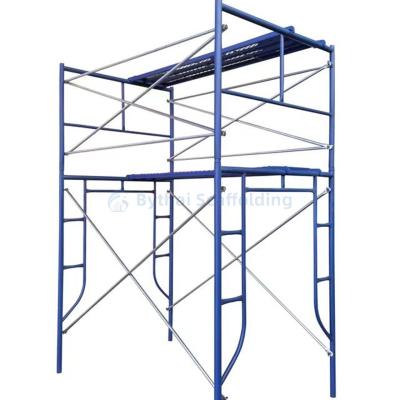 China Heavy Duty Vanguard Style Steel Scaffold Frame for High Rise Construction for sale