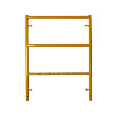 China W-Style 3′ X 5' Ladder Style Frame Scaffolding Yellow Pre-Galvanized Q355 Steel for sale