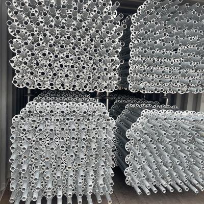 China Commercial Q355 Steel Ringlock Standard with Long-lasting Hot-dipped Galvanized Coating and Ledger Length 0.73m-3.07m for sale