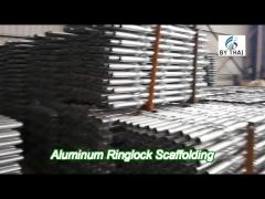 aluminum ringlock scaffolding for construction and maintenance