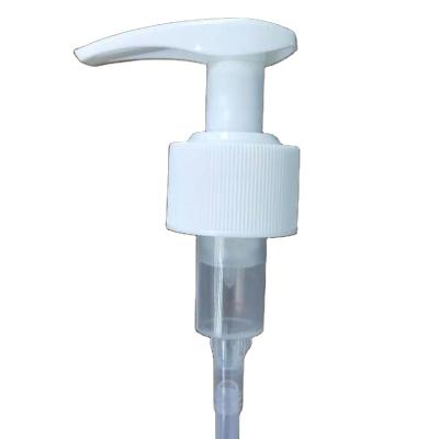 China Non Flip 28 / 410 Switch Lotion Pump Outside Spring ACP Liquid Soap Lotion Pump for sale