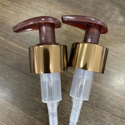 China Non Reverse Non Reverse Switch Wholesale Customized Plastic Lotion Pump Left And Right Lock With Ribbed, Soft, Aluminum, UV Support Secant Process for sale