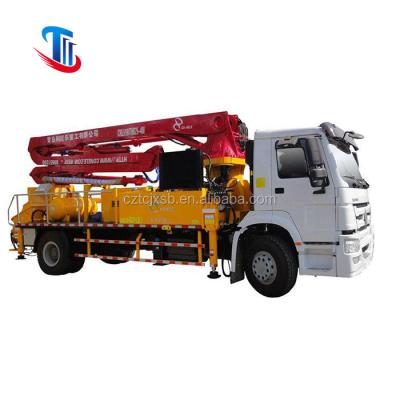 China Famous Hotels China Concrete Pumping Truck Boom Pump Concrete Pump Truck 30m-63m for sale