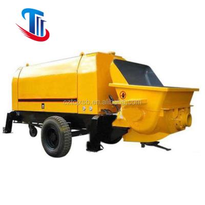 China Building Material Shops 2020 Hot Sale Concrete Trailer Pumps With Electric&Diesel Engine Mobile 30/40/50/60 CBM for sale