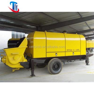 China Construction Material Shops China Good Quality Electric&Diesel Trailer Concrete Pump 30/40/50/60 CBM With 80m Hose Line Te koop