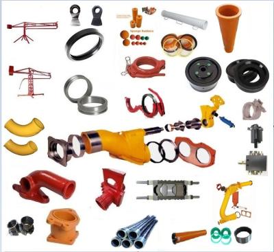 China concrete pump parts all kinds of spare parts putzmeister spare part concrete pump spare parts for sale Te koop