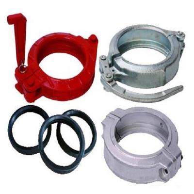 China Communication Pipe Schwing 5.5 Inch DN125mm Snap Concrete Pump Pipe Flange for sale