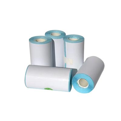 China Waterproof Continuous Position 57x30mm Thermal Rewind Roll For Packing Slip Thermal Receipt Printing Paper Roll for sale