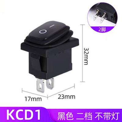 China On-off / self-locking / latching KCD1 waterproof 2 pins 3pins ON OFF 10A 24V illuminated rocker switch 250V with led light for sale