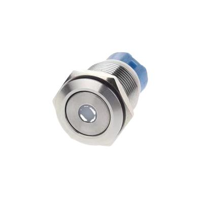 China 12mm 10a 4pins Momentary Ring Power Logo Illuminated Switch 3v 5v led metal push button switch push button 12v Ip67 for sale