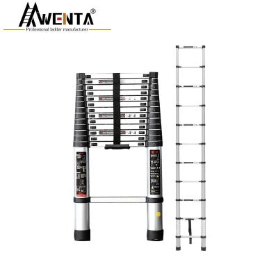 China High Quality 4.1M Folding Ladders Aluminum Telescopic Ladder for sale