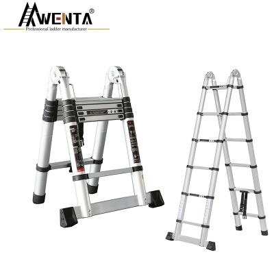 China Folding Ladders 3.2M Telescopic Ladder with Hinge for sale