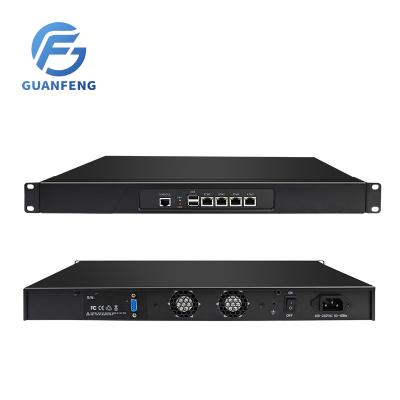 China For Business Guanfeng 1U D2500 N2600 19inch Rack Mount Brother Industrial Mini PC Firewall Ubuntu pfsense Industrial PC pfsense for sale