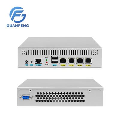 China For Business Guanfeng D2500 N2600 4*82583v pfsense Fanless NIC Barebone Mini Aes-Ni PC Firewall Appliances for sale