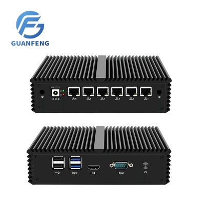 China For BKKJ i7-7500 game double control 6 network port gigabit soft router 3865U i3-7100 i5-7200 included industrial control machine pfsense for sale