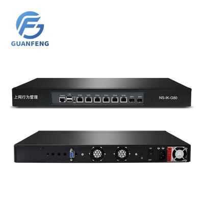 China For Business BKKJ Z87 i7-4770 4G RAM 64 pfs Solid State Drive LGA1150 8LAN Firewall Hardware Barebone System Long Life Capacitor (LAN 2 10g Fiber SFP) for sale