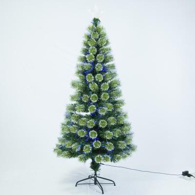 China Chirstmas Decor Party Decoration Xmas Tree Light Fiber Optic White Christmas Tree for sale