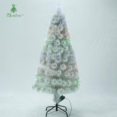 China Chirstmas Decor 2022 New Year Decor 2022 Indoor Full Color Fiber Optic Christmas Tree Star Fiber Optic Christmas Tree for sale